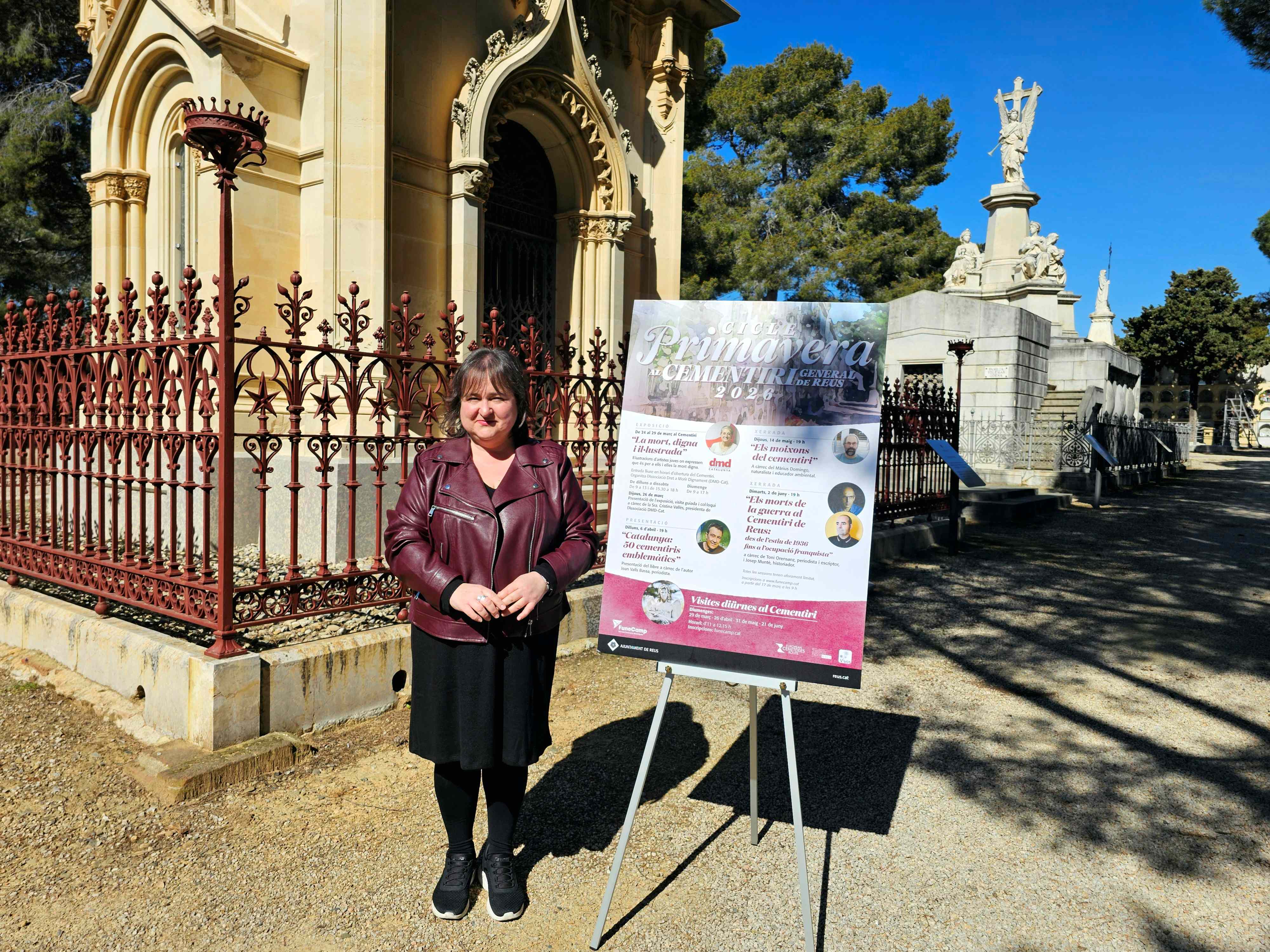 La quarta edició del cicle Primavera al Cementiri programa noves activitats entorn del patrimoni històric i cultural del Cementiri General de Reus